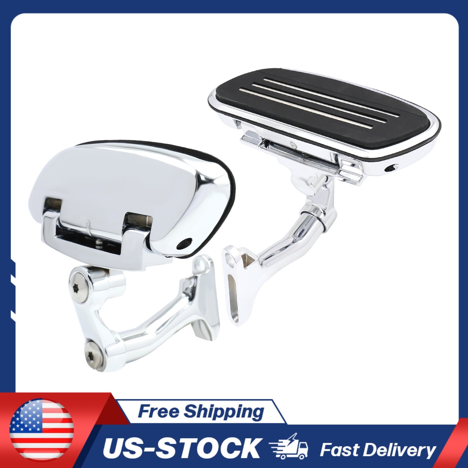 Wider Passenger Footboards Footpeg For Harley CVO Road Glide Road King 1993-2025