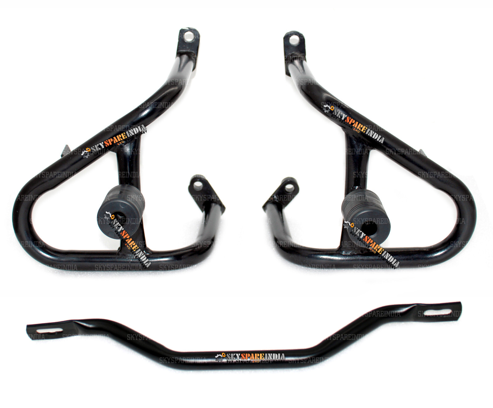 Engine Guard with Slider Fit For Royal Enfield Continental GT Interceptor 650 Bl