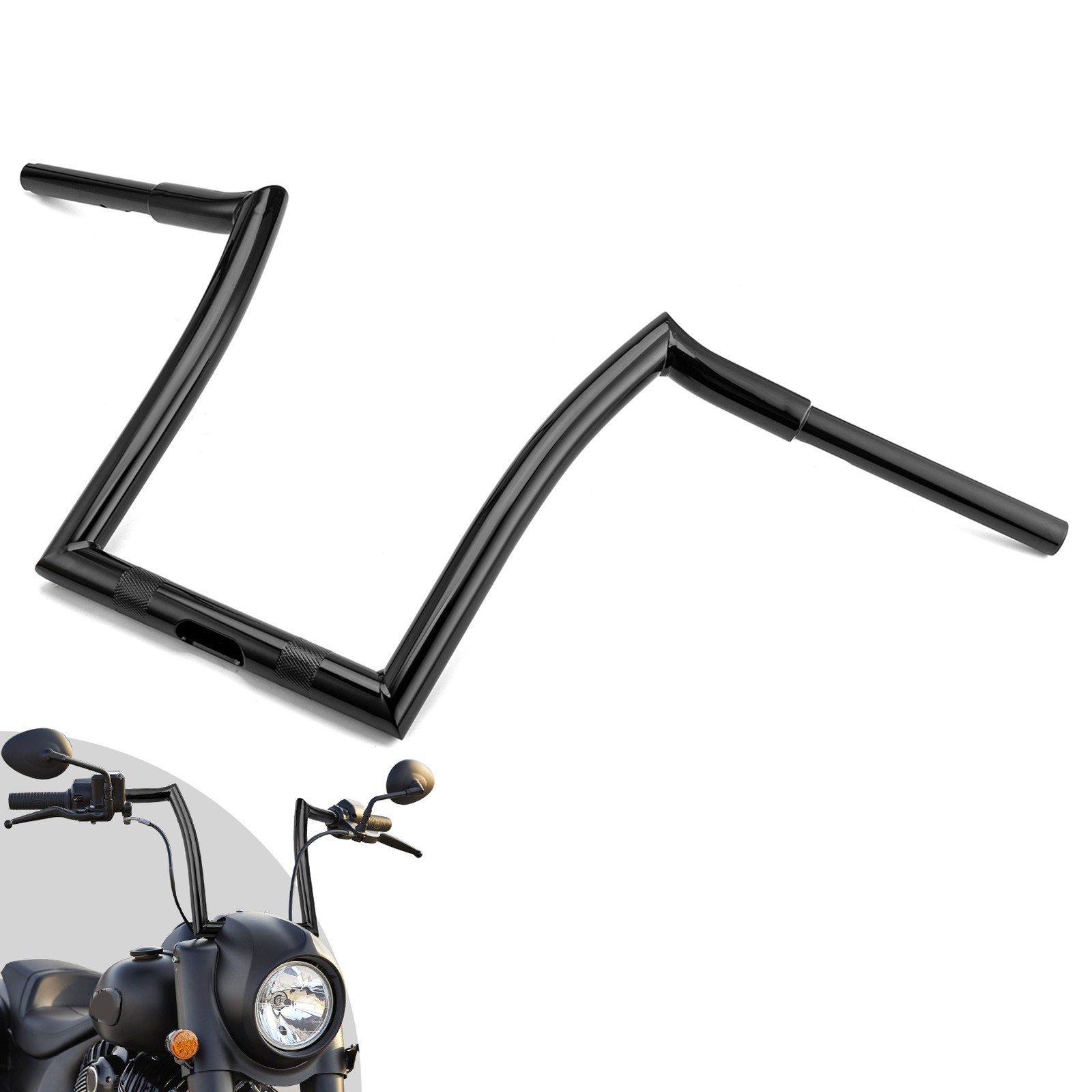 12″ Rise 1.25″ Fat For Indian Springfield 15-26 Chief 18-21 APE Hanger Handlebar