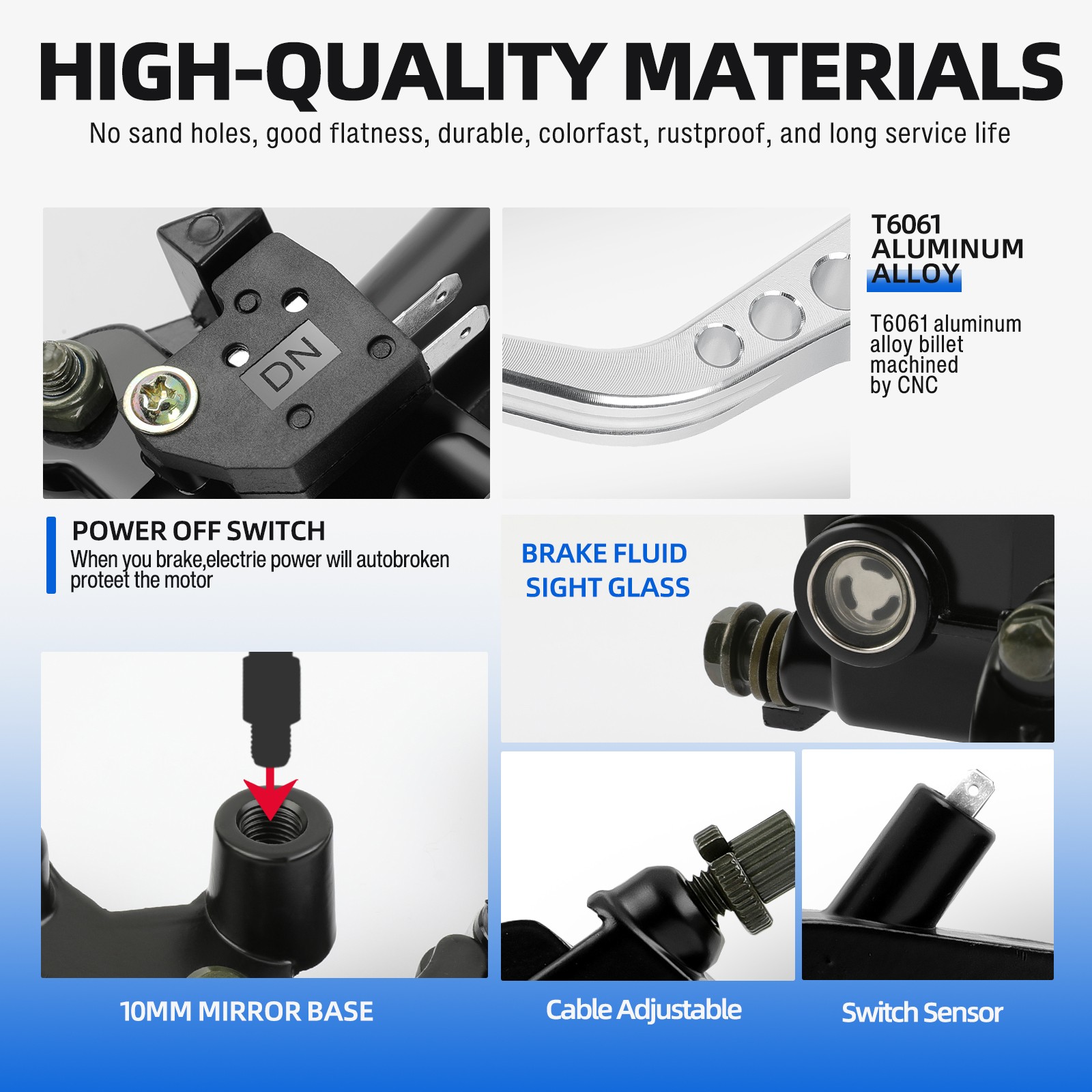 7/8” CNC Brake Clutch Master Cylinder Levers & Hand GripS For Buell XB9S XB12S