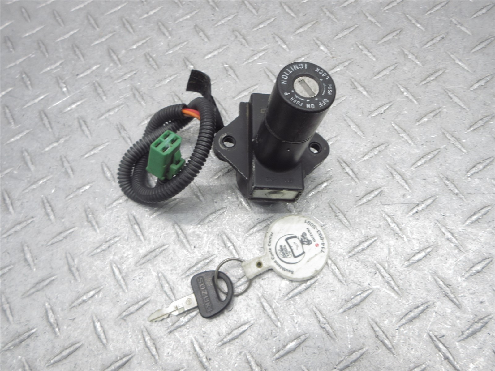 1988 88 Suzuki GSX1100 Ignition Switch Key Matching Oem