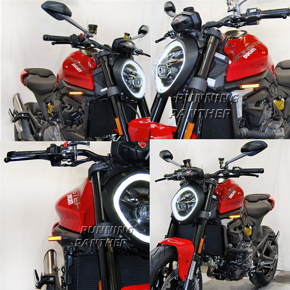 LED Turn Signal Blinker Integrated Light For Ducati Monster 937 950 2021-2023