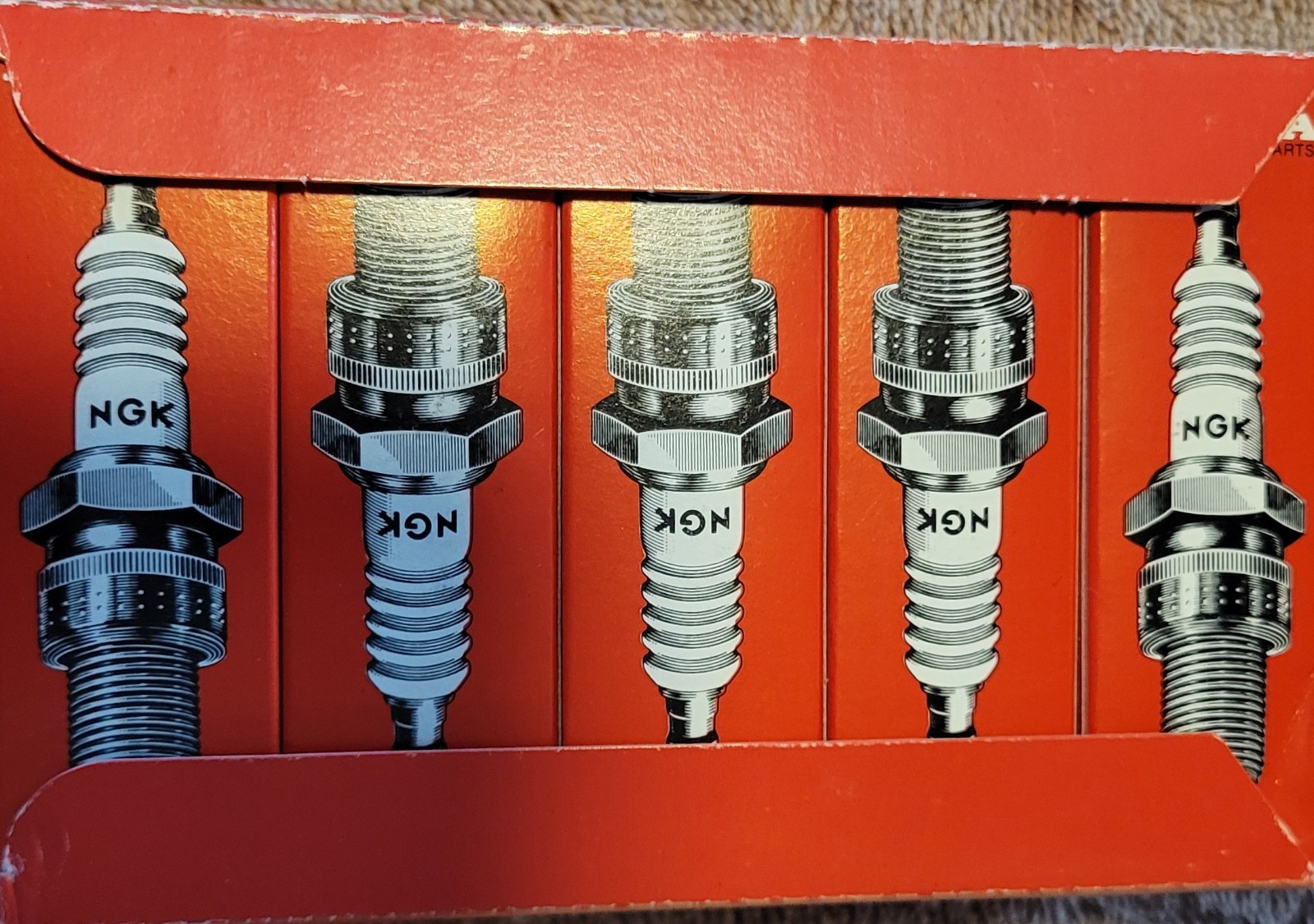 NOS Honda Kawasaki NGK Spark Plug 5921 BM6A Qty 10