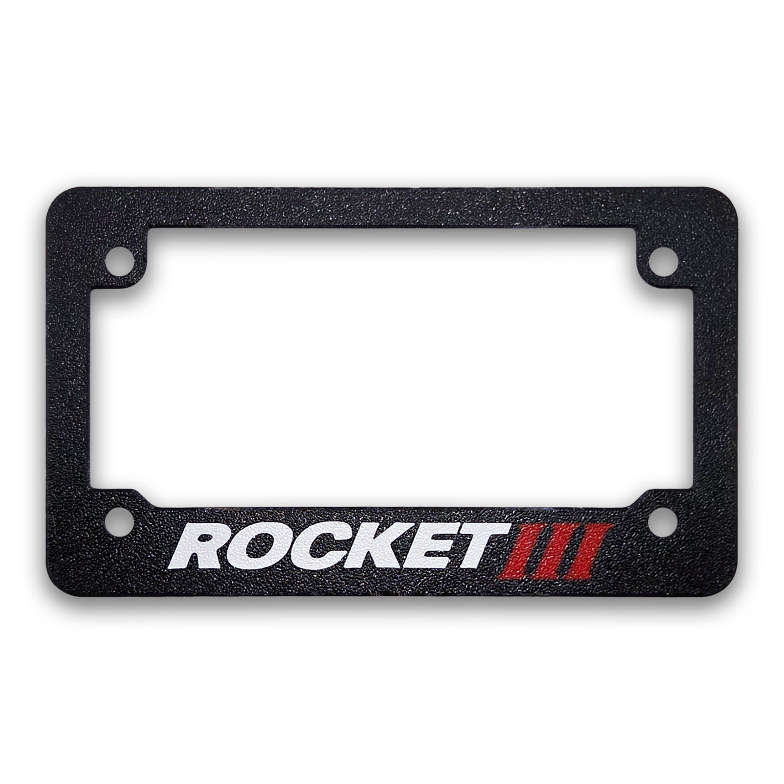 For Triumph Rocket 3 III Textured Motorcycle License Plate Frame (ALL YEARS)