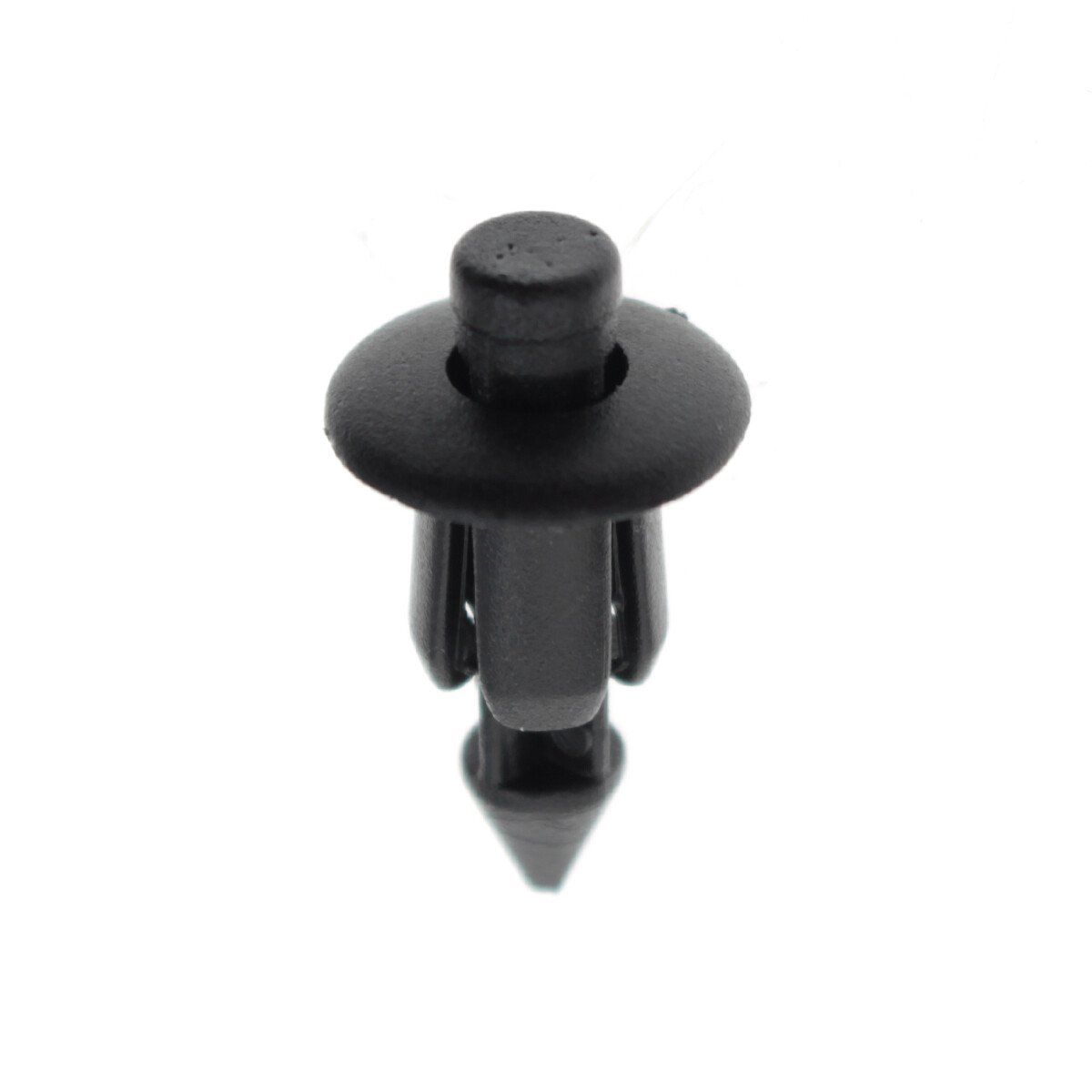 100 Pcs 6mm Hole Dia Black Plastic Push In Type Rivets Fastener Pin Clips ATV