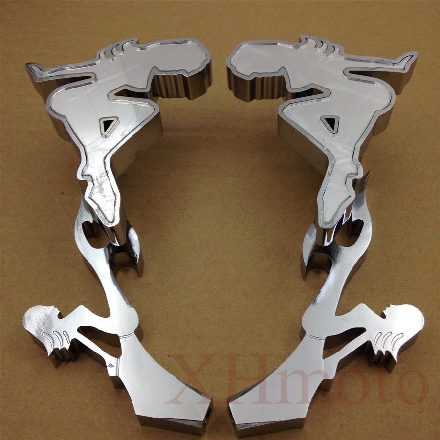 Chrome Custom Hot Momma Mirror fit for Harley Electra Heritage Sportster Glide
