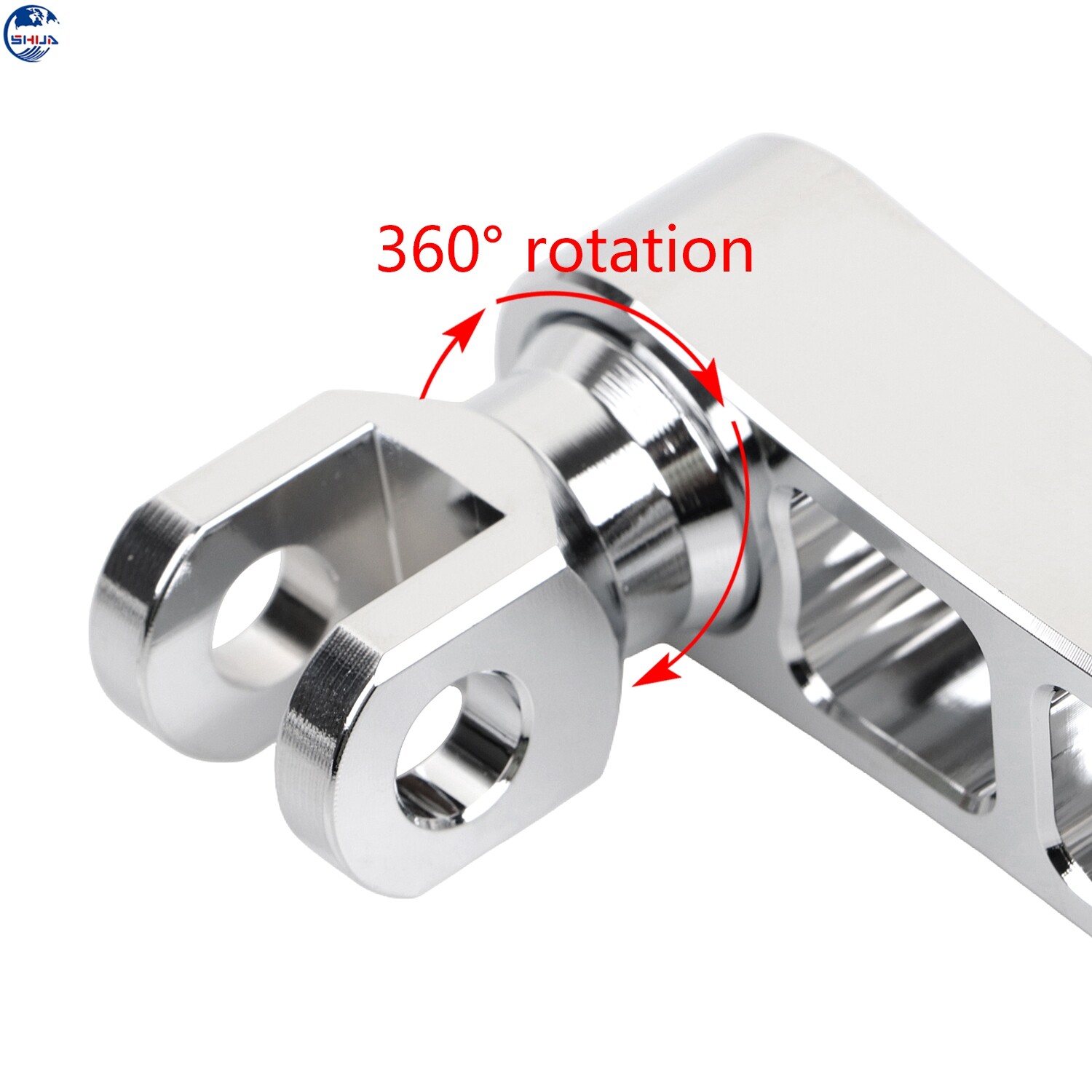 Chrome Foot Peg Male Mount Extensions For Harley Sportster XL 883 1200 Road King