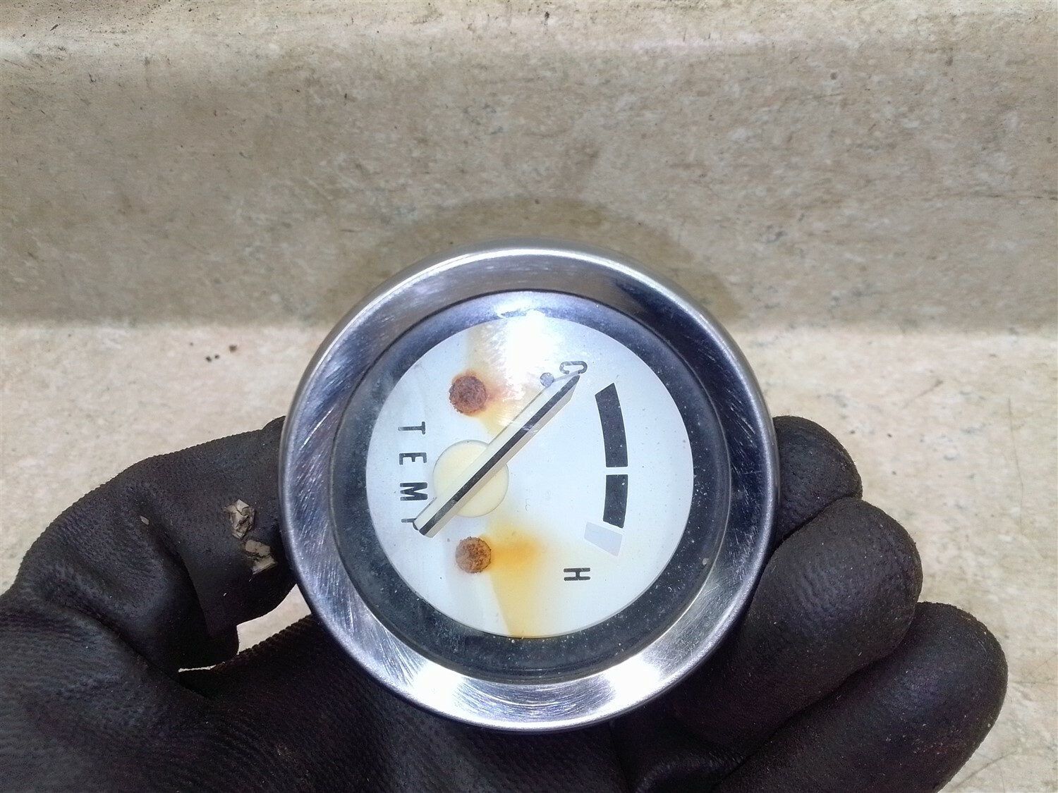 Yamaha 700 XJ XJ700X MAXIM XJ700X None Working Temp Meter Gauge 1985 B-158 ANX