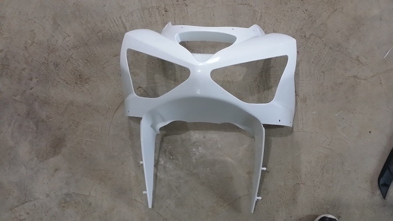 Front Upper Cowl Nose Fairing Unpainted Fits Kawasaki Ninja ZX6R 2003 2004 636