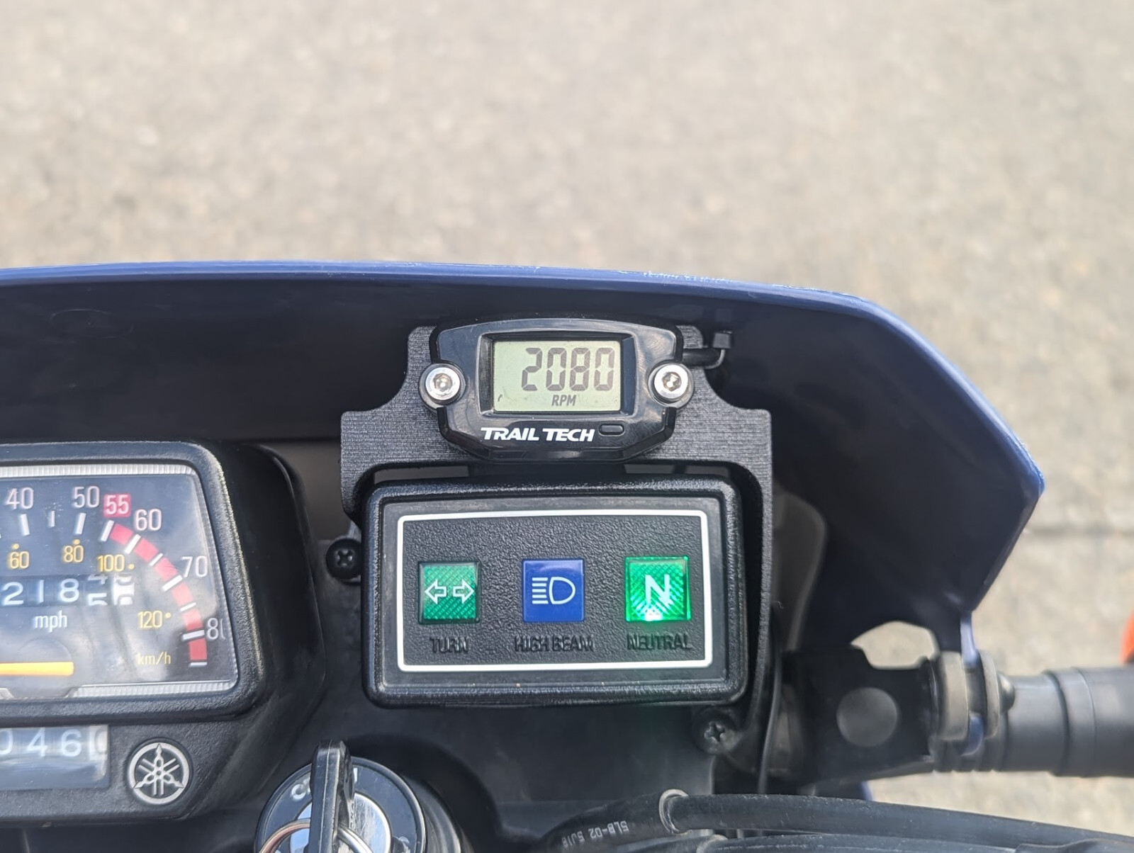 Yamaha TW200 Trail Tech Tachometer Mount Kit
