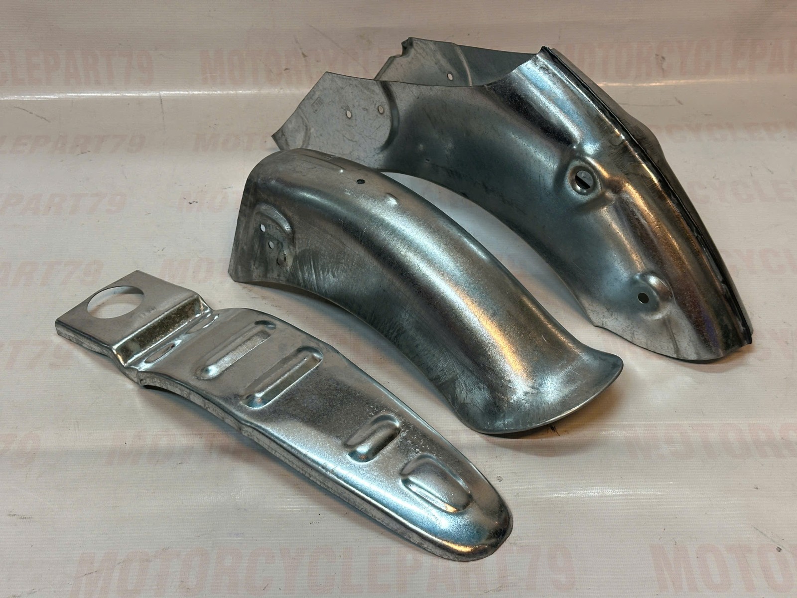 Honda Cub C50 C70 C90 Deluxe C70K1 Rear Fender MudGuard, Bib And Midsection