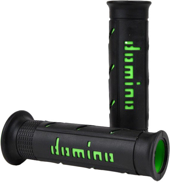 Domino Racing Xm2 Grips Black/Green Pair Grips