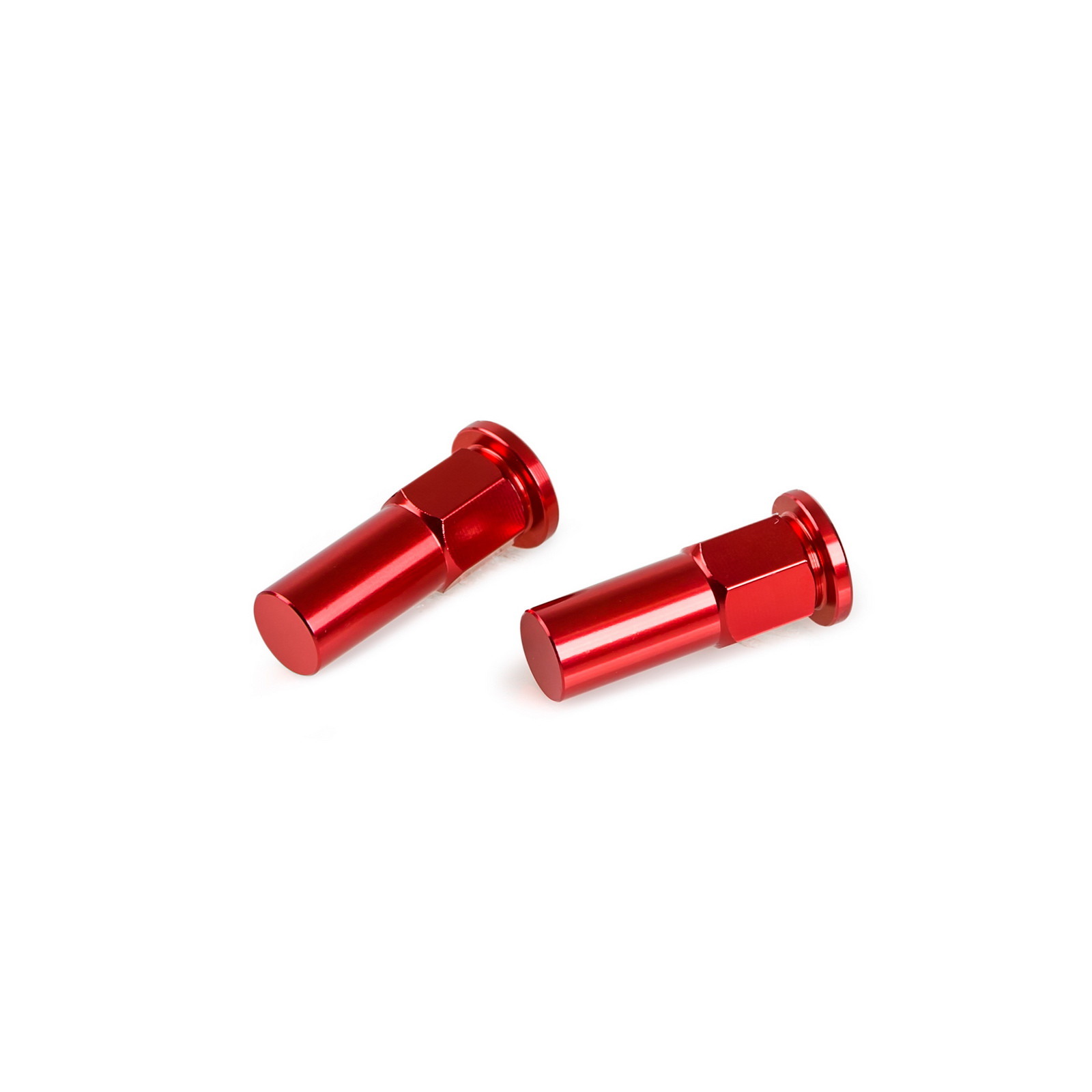 1Pair CNC Anodized Rim Lock Nuts & Tire Valve Stem Caps Universal For KTM Suzuki