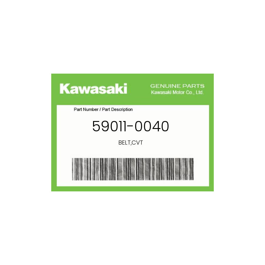 Kawasaki Genuine Belt,Cvt – 59011-0040