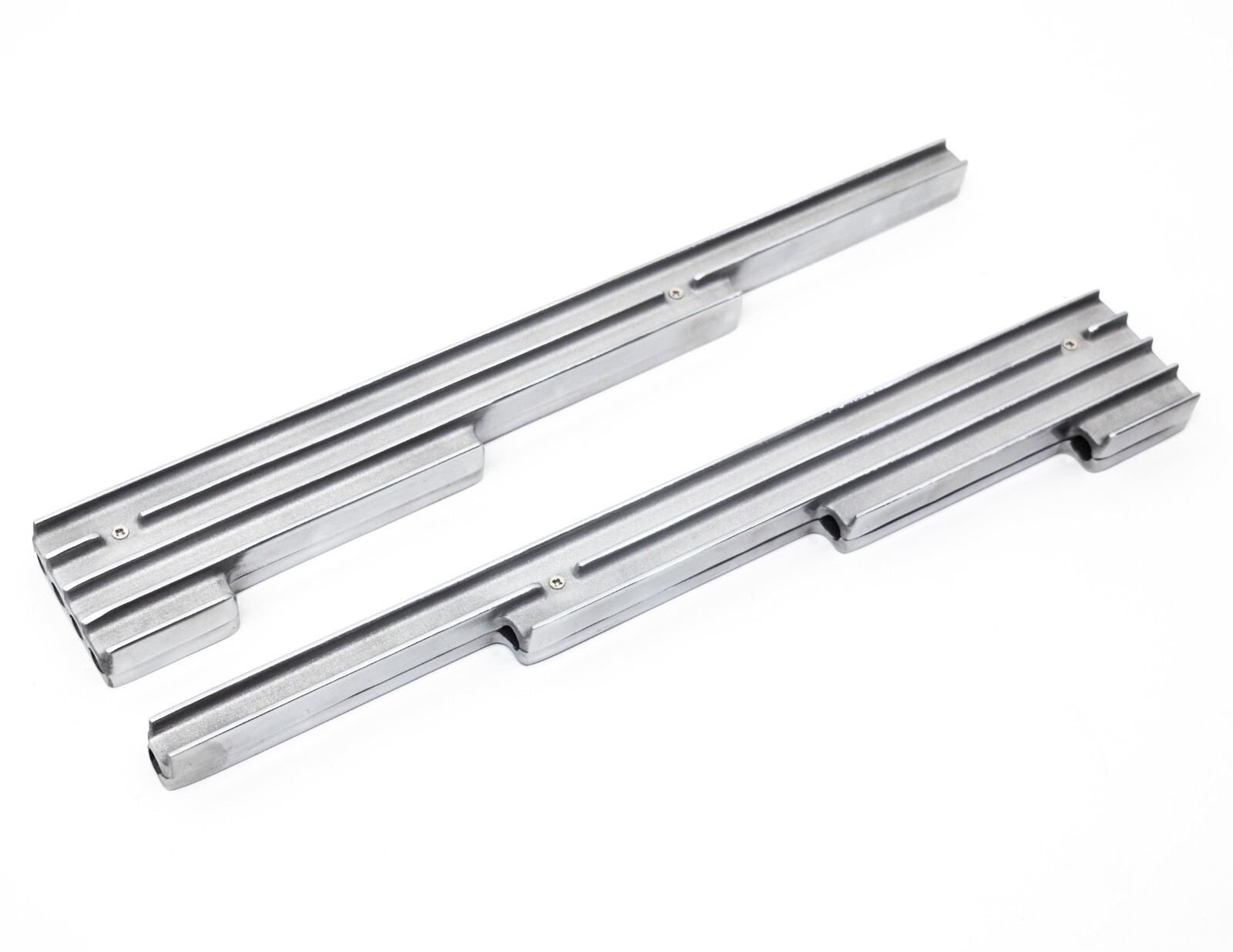 ALUMINUM BILLET 9.5MM WIRE LOOM SET FINNED – POLISHED