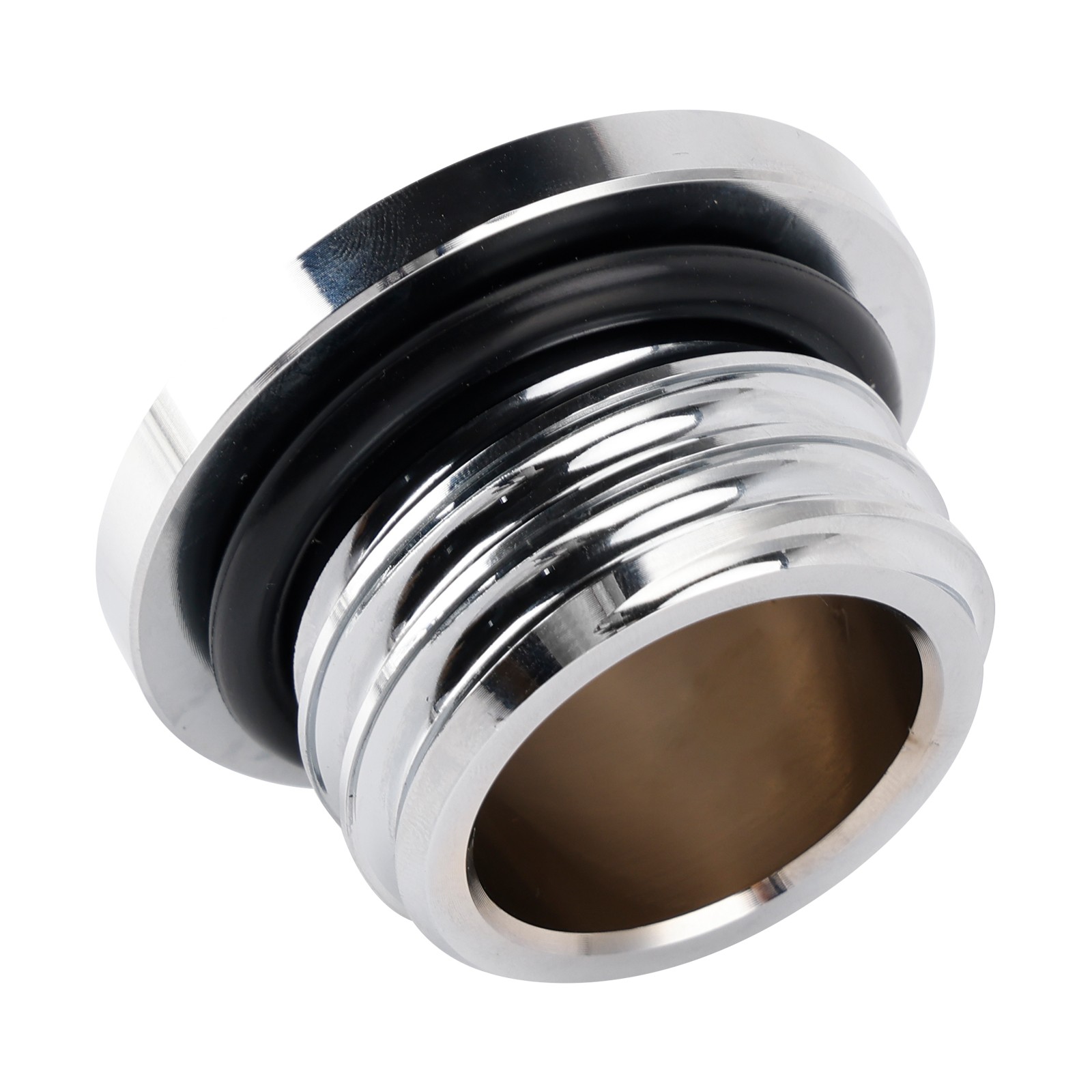 ALUMINUM PETROL FUEL GAS CAP BLACK FOR BONNEVILLE T100 T120 STREET TWIN CUP.