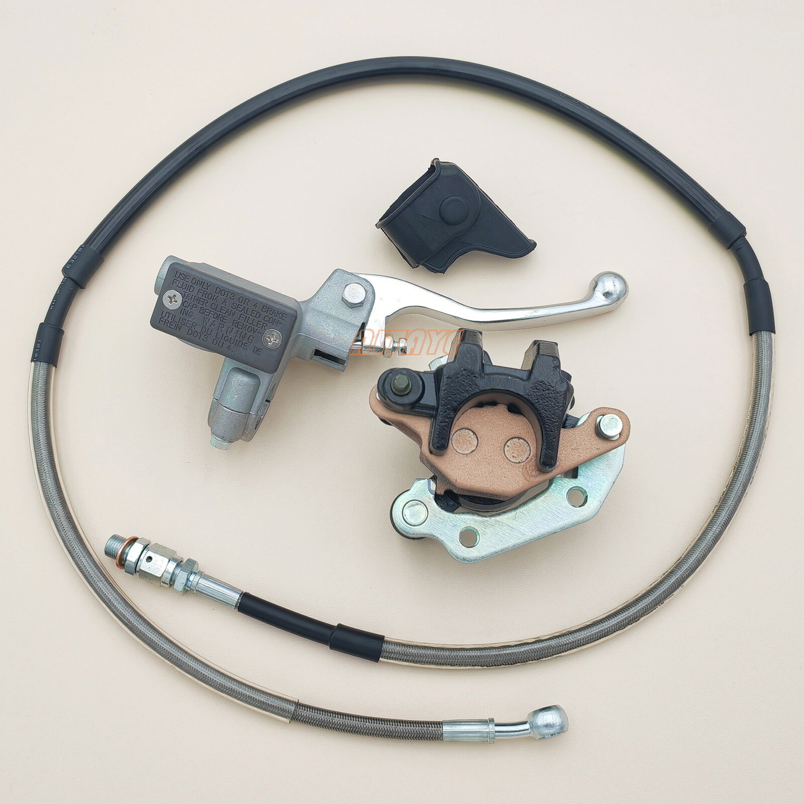 Front Brake Caliper Master Cylinder & Hose Assy for SUZUKI DRZ125 DR-Z125L 03-24