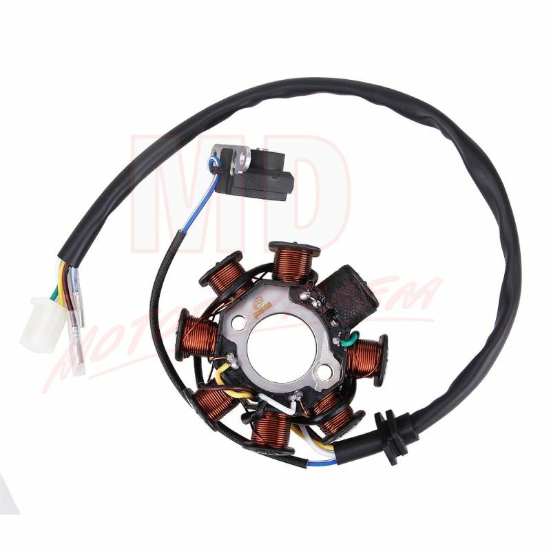 8 Coil Pole Magneto Stator For GY6 ATV Scooter Moped 150cc ROKETA TAOTAO SUNL US