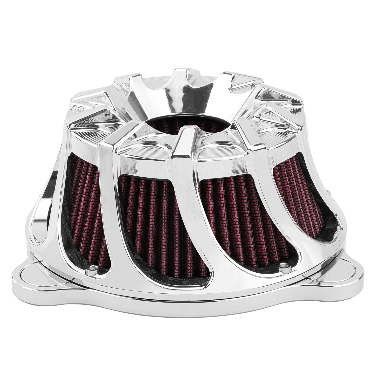 Chrome CNC Air Cleaner Intake Filters For Harley Touring Softail Dyna Road King