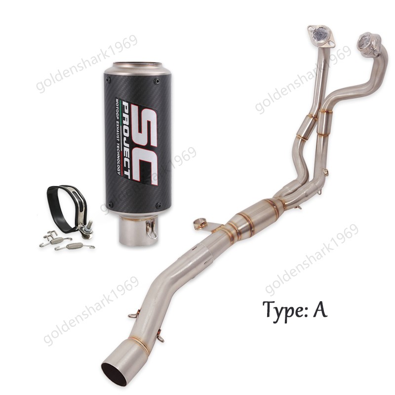 GSX250R 2018-2025 for Suzuki Complete Exhaust System Header Pipe 51mm Mufflers