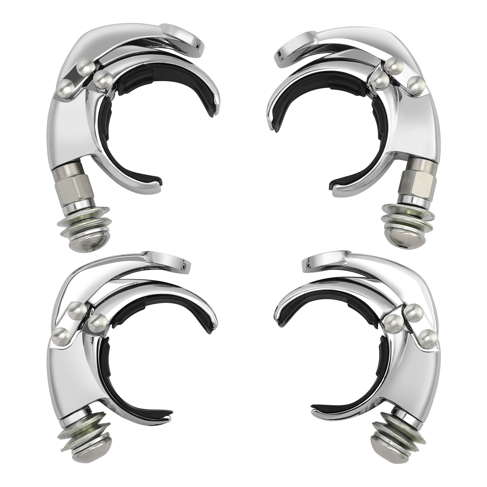 54mm 56mm Quick Release Windshield Clamps For Harley Sportster S RH1250S 21-24