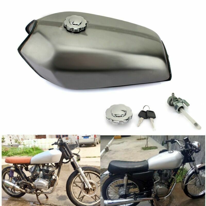 9L /2.4 Gal Cafe Racer Vintage Custom Gas Fuel Tank for Honda CG125 125S 250