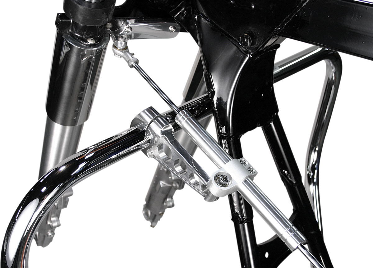 Custom Cycle Front Steering Damper Kit fits 1997-2007 Harley Touring FLHR FLHX