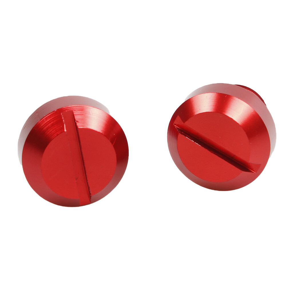 2Pcs Mototcycle Clockwise M10*1.25 Mirror Hole Plug Screw Mirror Hole Screws Kit