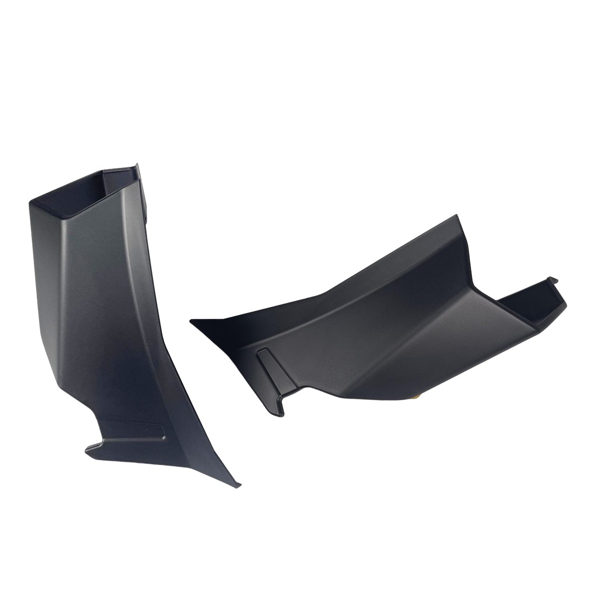 Side Winglets Wing Spoiler Fairing Black Matte For Honda CBR650R 2019-2026