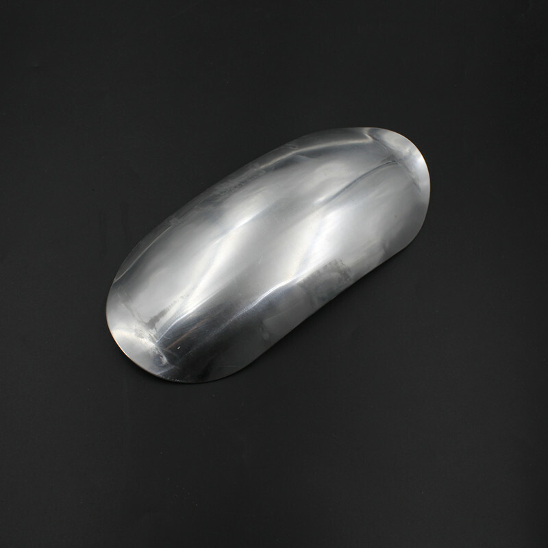 Unpainted Silver Front Mudguard Fender Short Custom Motorcycle Scooter Touring