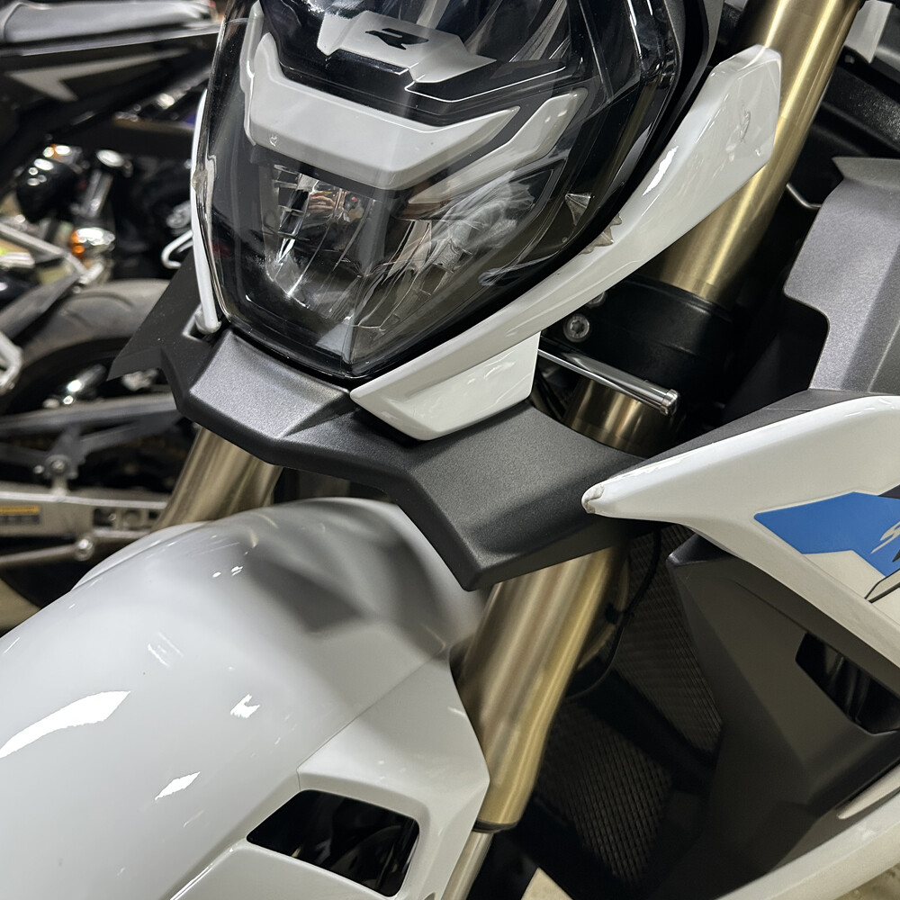 Matte Black Front Lip Cover Spoiler Fairing For BMW S1000R 2021 2022 2023 2024