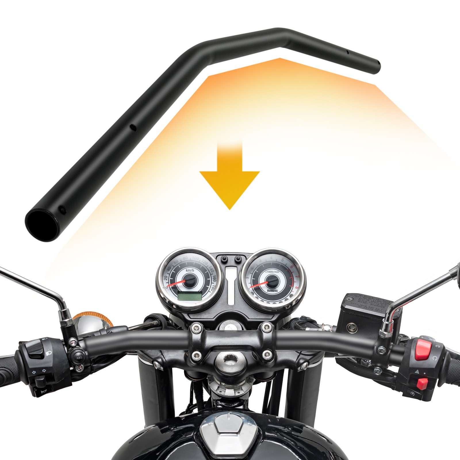 For Buell Lightning XB9SX XB12S XB9R XB12R Motorcycle Handlebar 25mm Drag Bars
