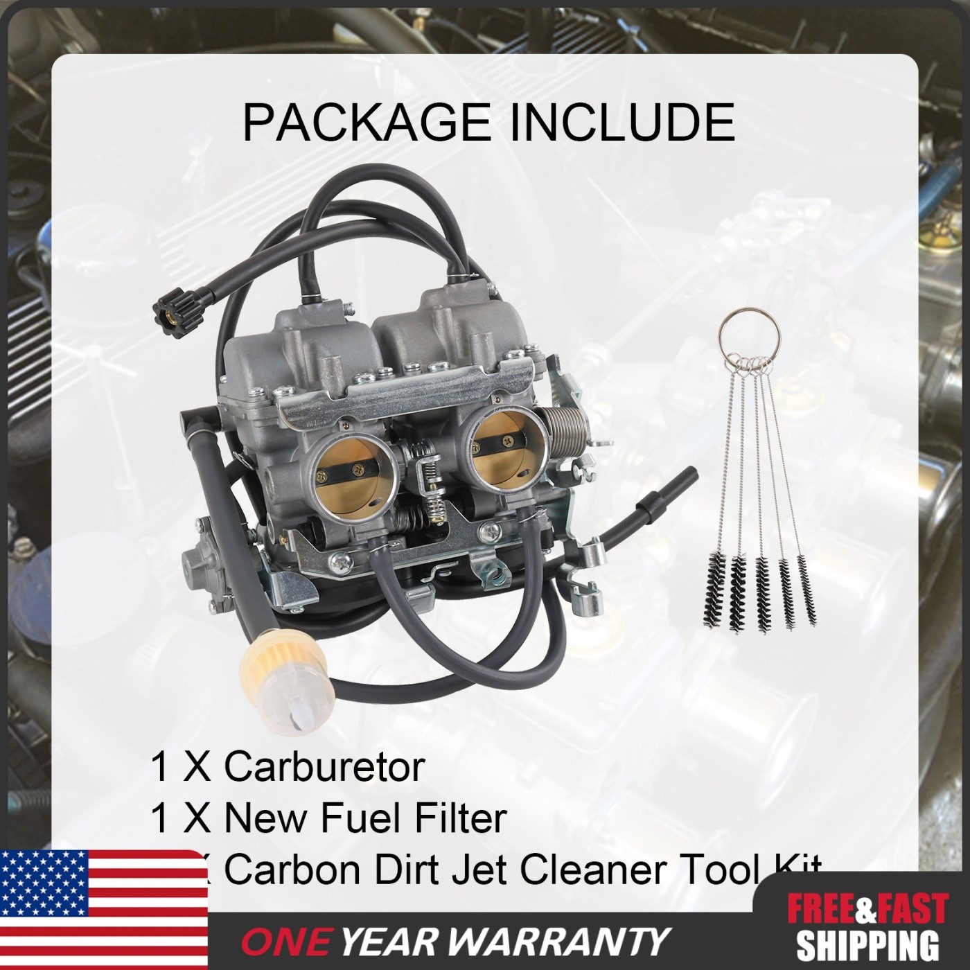 15001-1433 15003-1602 Carburetor New For Kawasaki Ninja 250r 250 Ex250 1988-2007