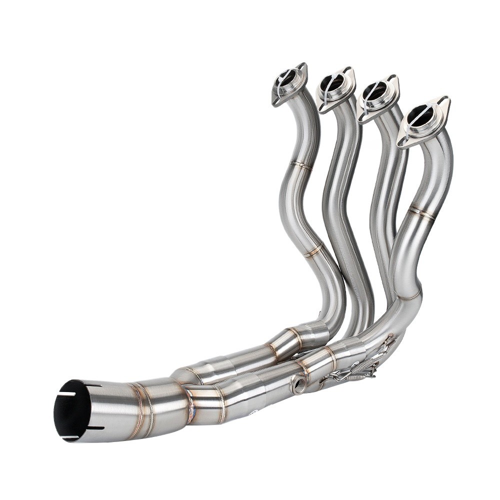 For Kawasaki Ninja ZX6R 2009-2022 Full System Header Exhaust Front Mid Link Pipe