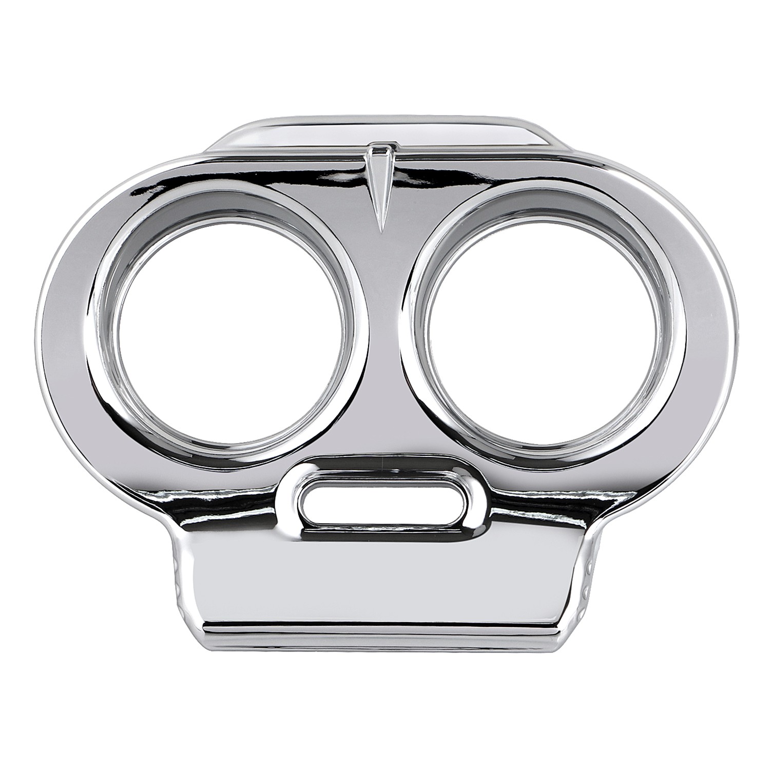 Chrome ABS Gauge Cover Nacelle Housing Fairing For Harley Road Glide 1998-2013
