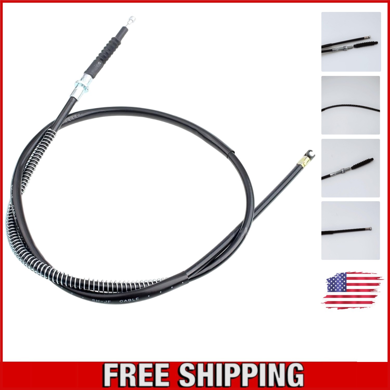 Zinc-Coated Clutch Cable for Yamaha Warrior 350 (1987-2004) – Rust Resistant