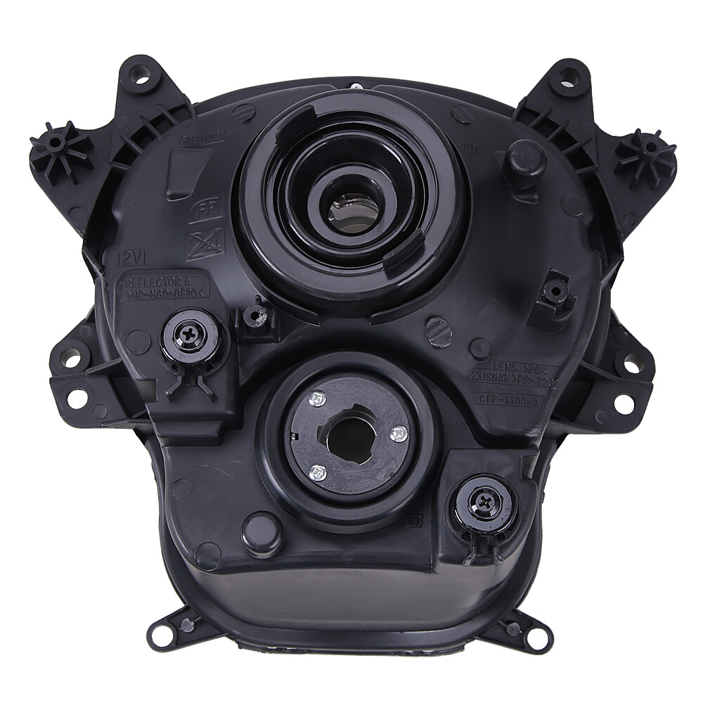 Black Clear HeadLight Lamp Assembly Housing For SUZUKI GSXR1000 GSX-R1000 07-08