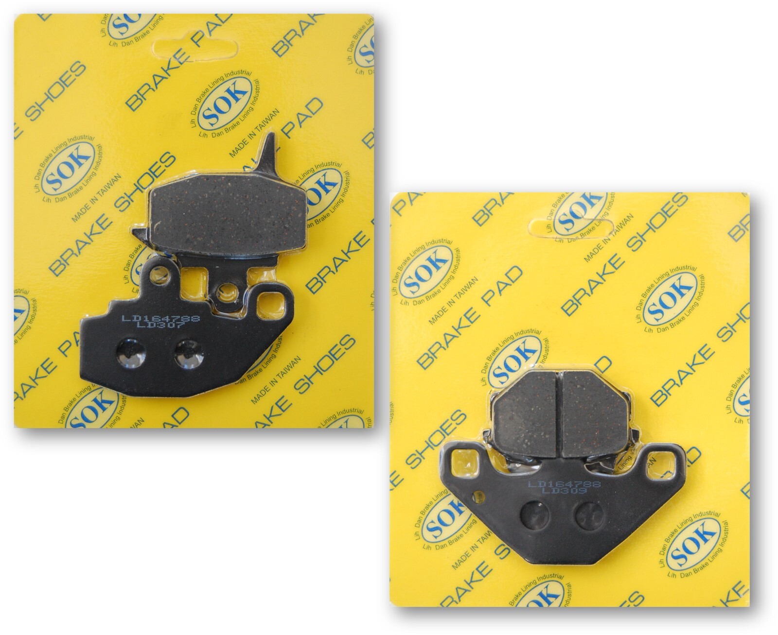 FRONT&REAR BRAKE PADS fit KAWASAKI KLR 650 1987-2007 KLR650 KL650