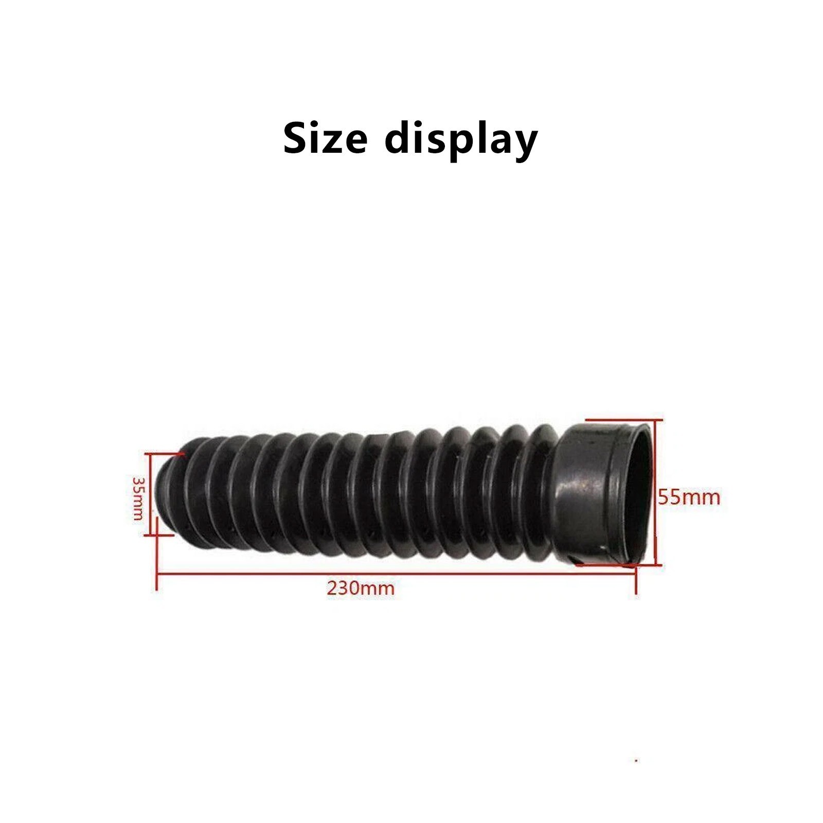 2PCS 35mm Motorcycle Fork Rubber Gaiter Boots Front Fork Shock Absorber CoverEIJ