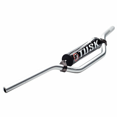 Tusk Aluminum 7/8″ Handlebar CR Mid Bend Silver