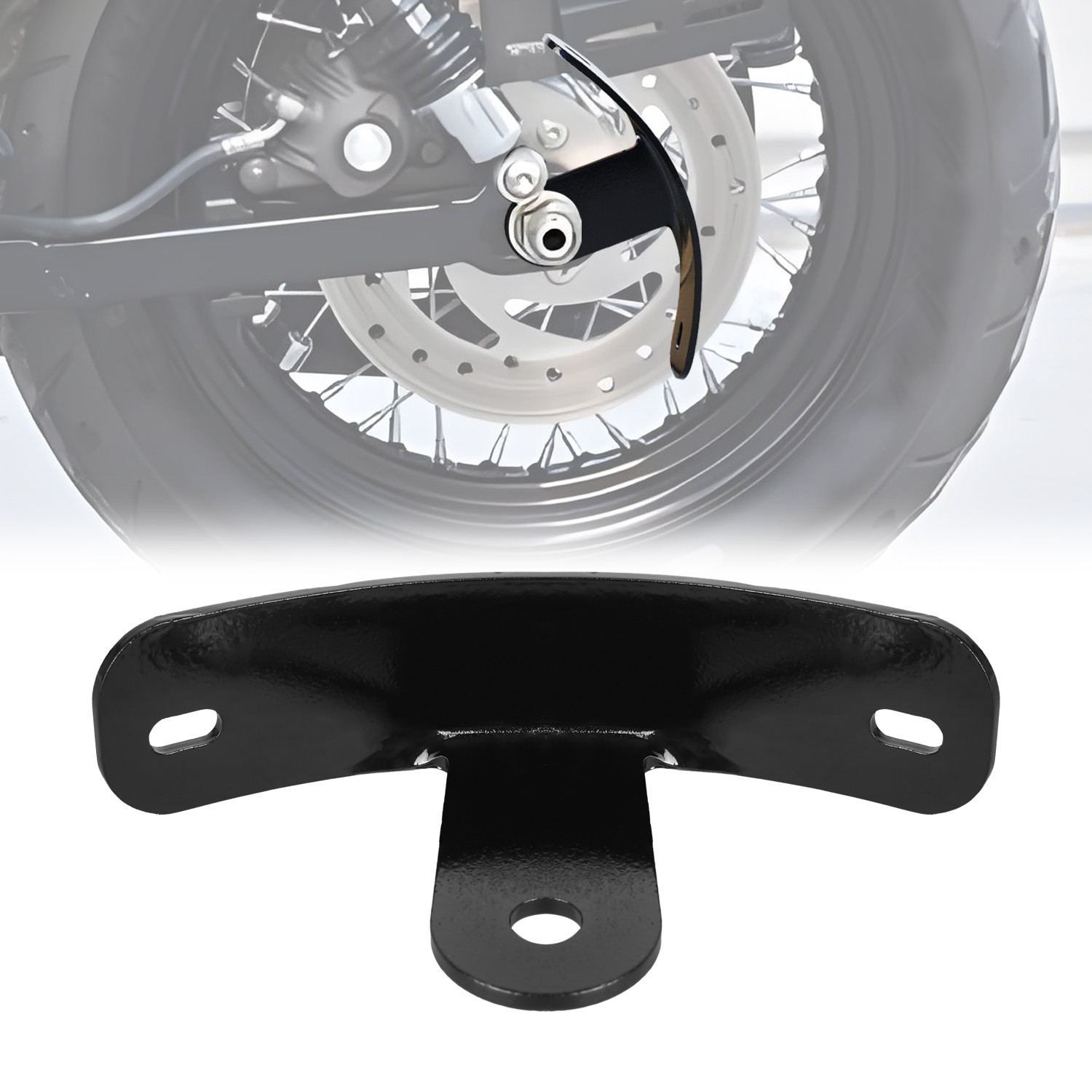 Motor Curved Vertical Mount License Plate Bracket For Harley Sportster 1993-Up