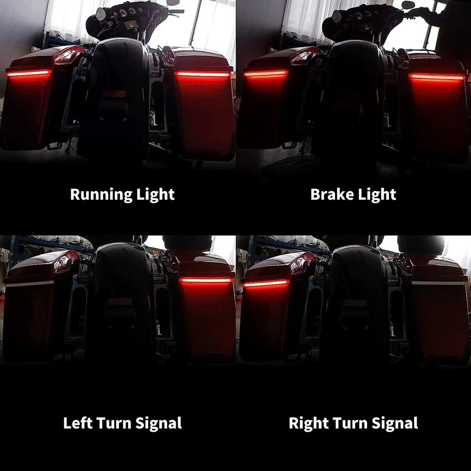 Rear Saddlebag Running Light Lamp For Harley Street Glide Special FLHXS 2014-22