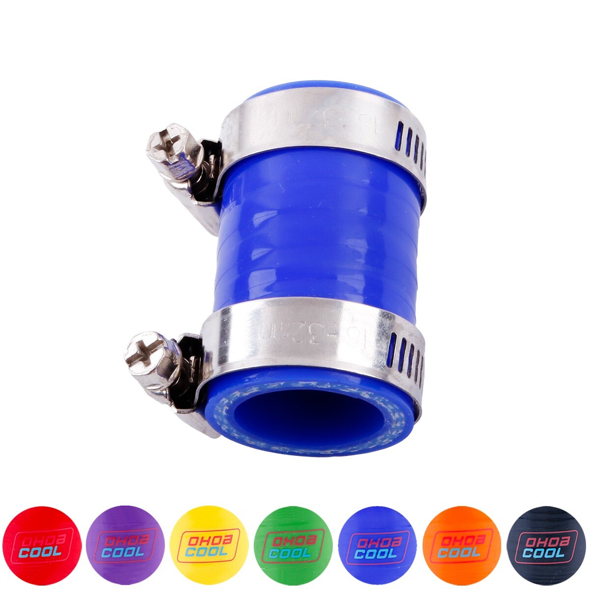 ZAP For YAMAHA BLASTER 25mm 1in Silicone Hose With Clamp Length 2in Blue