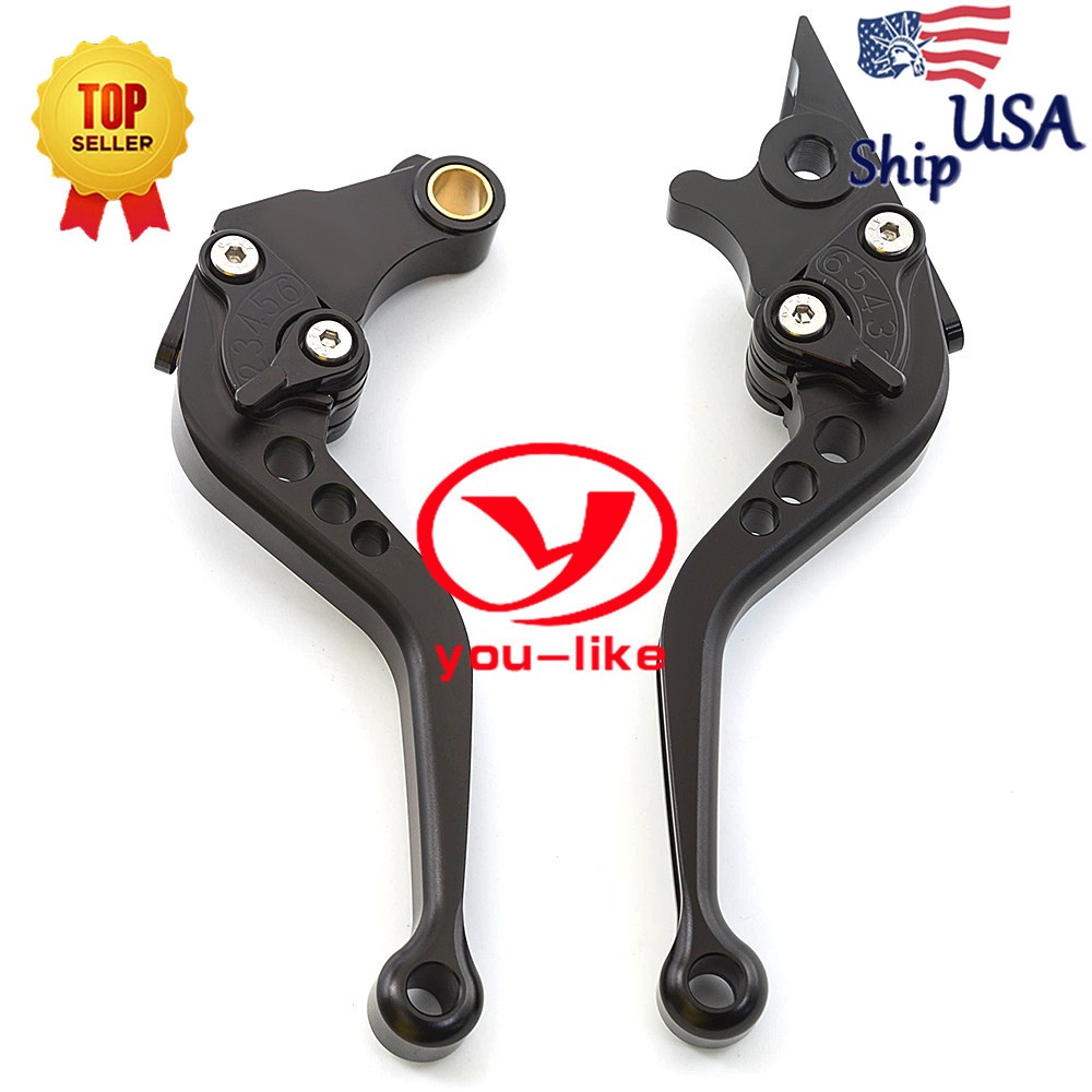 For Kawasaki CNC Short Brake Clutch Levers VERSYS 300X 2017-2020 Z125 2014-2016