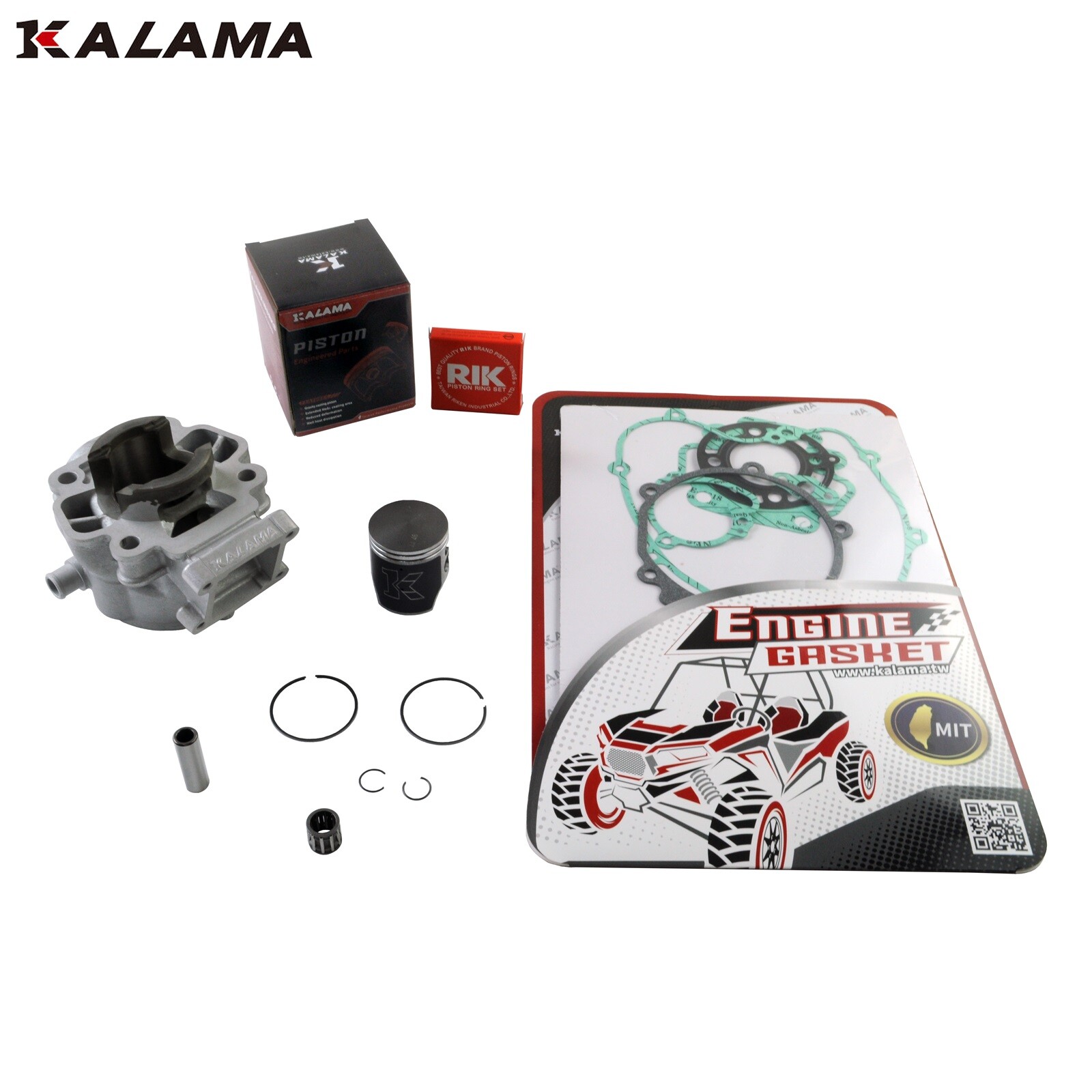 Engine Rebuild Kit Cylinder Piston Needle Bearing Engine Gasket KX 65 05~21