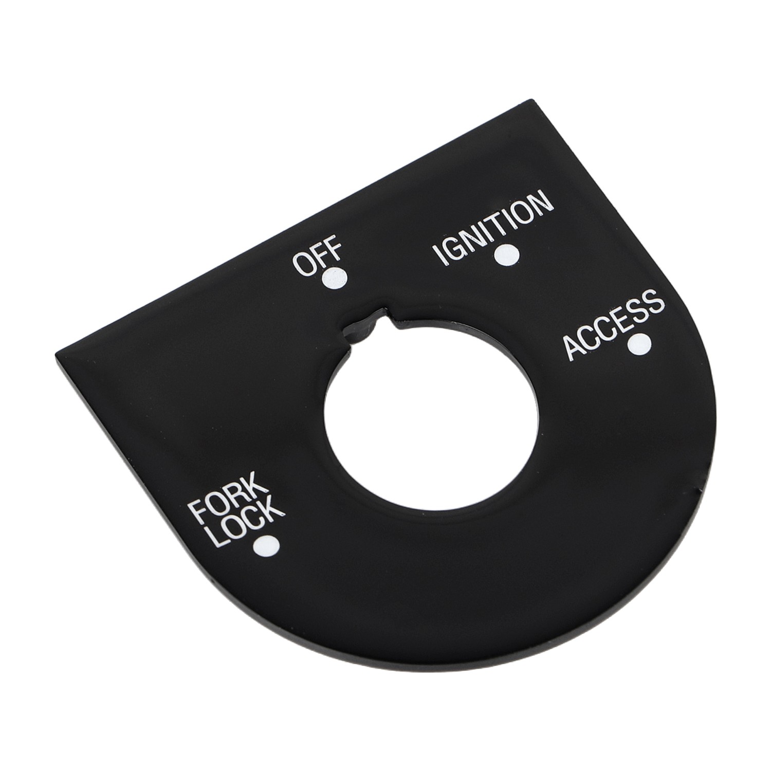 Gloss Black Ignition Switch Panel Trim Fit For Harley Road Glide FLTR EFI FLTRI