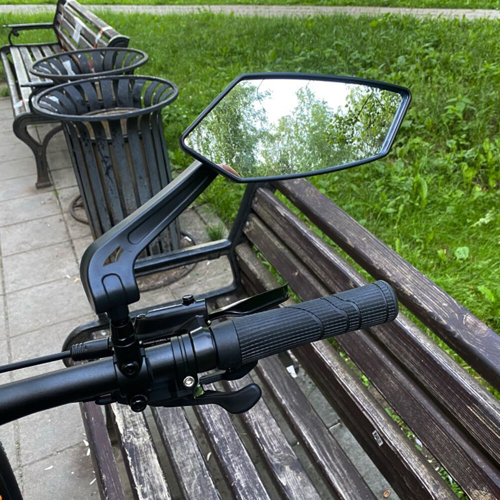 Universal Black 8/10mm Motorcycle Scooter Mirrors Pair