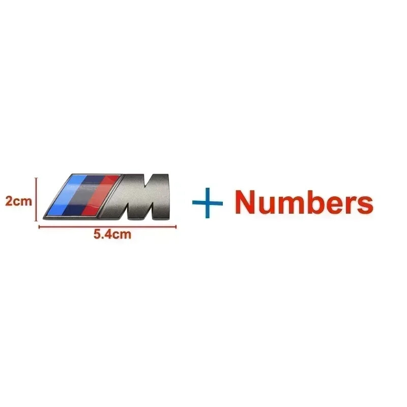 for BMW Thunder M1 M2 M3 M4 M5 M6 M7 M8 X1 X3 X4 X5 X6 X7 Car Trunk Sticker