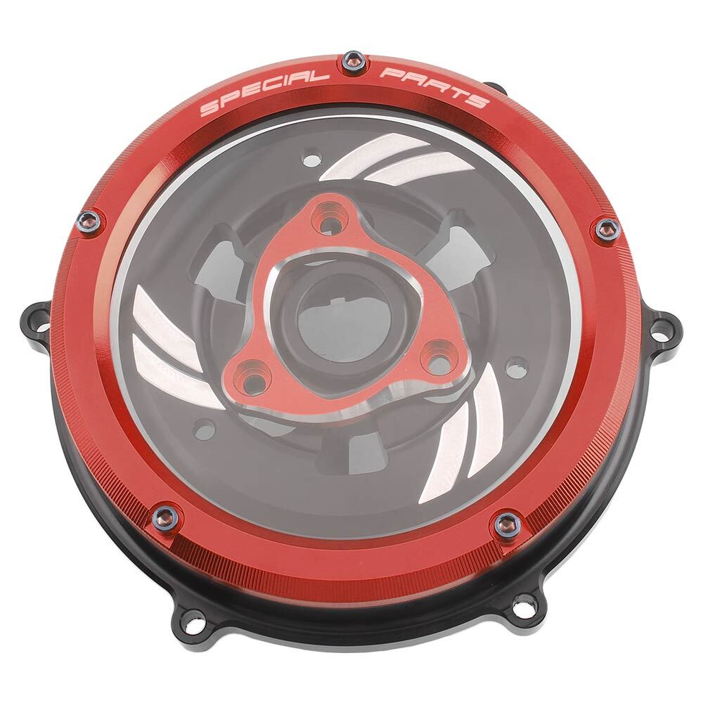 CNC Racing Clear Clutch Cover & Spring Retainer Kit For Ducati Multistrada V4 S