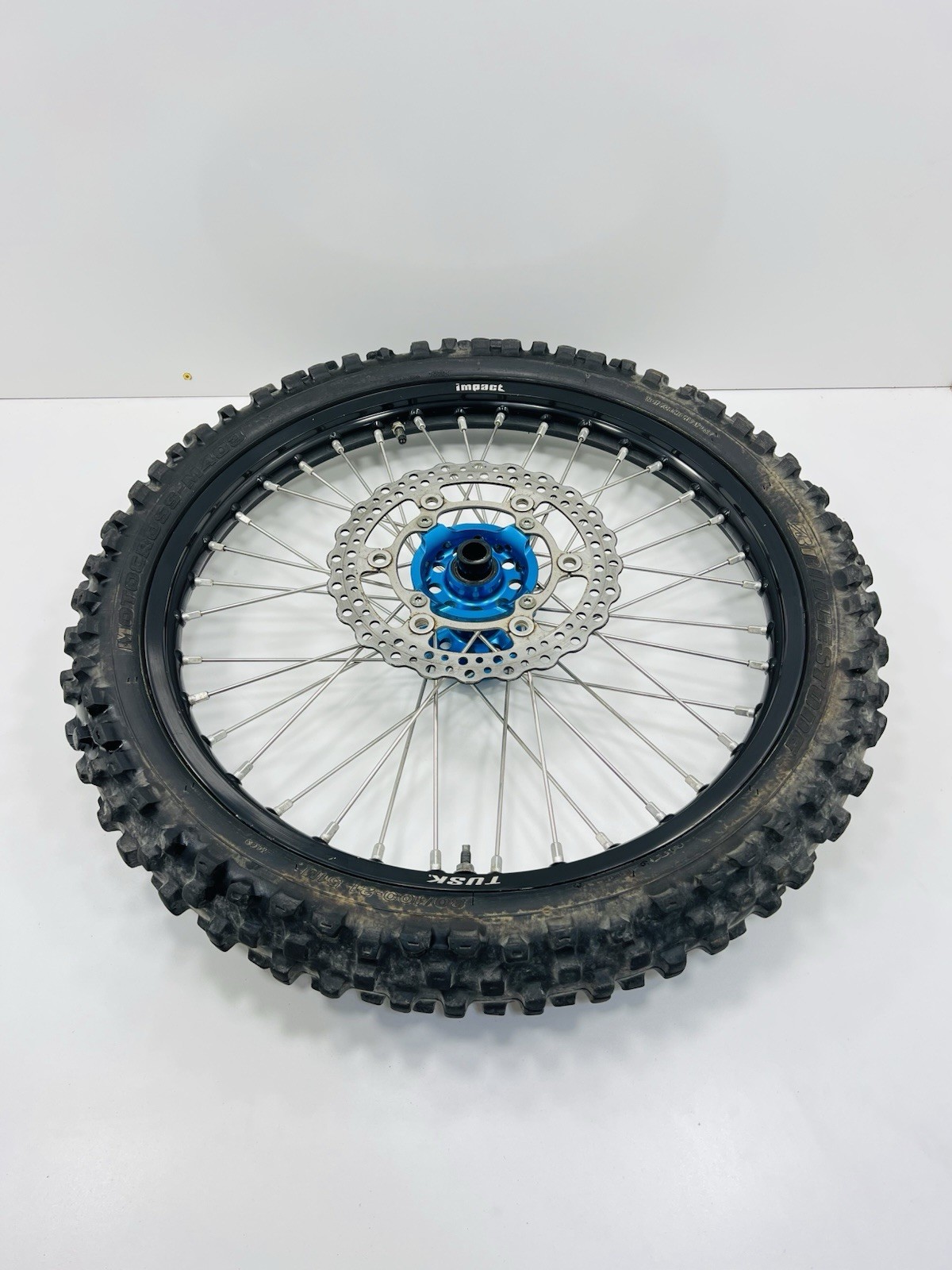 2009 Kawasaki KX250F KX450F – Tusk Impact 21″ Front Wheel Rim Blue Hub – 06-18
